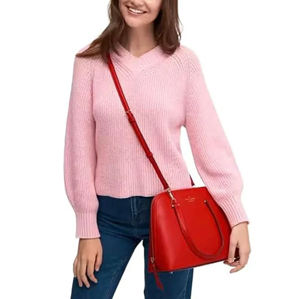 kate spade new york Patterson Drive Medium Dome Satchel – Peach Nectar - Picture 3 of 5